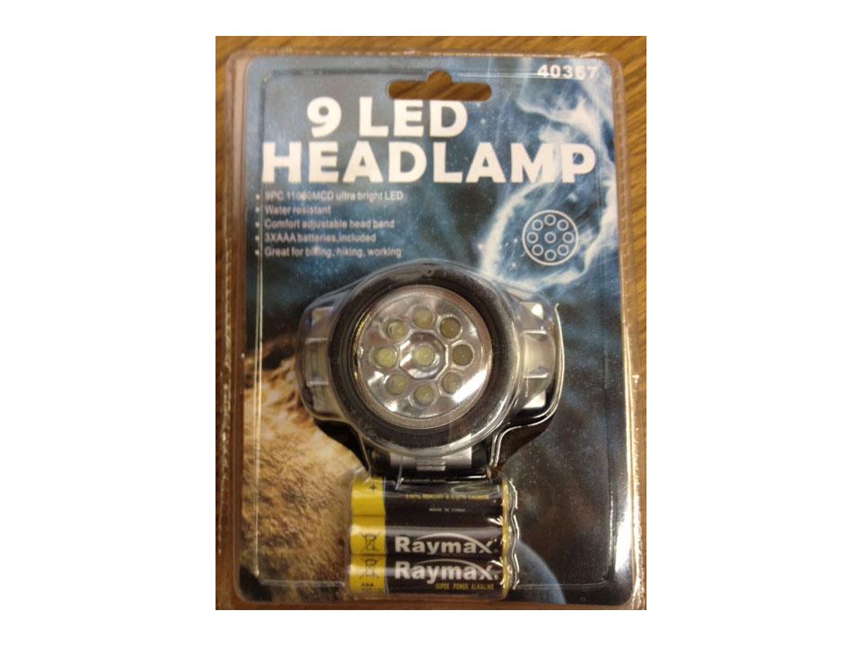 9 LED Headlamp